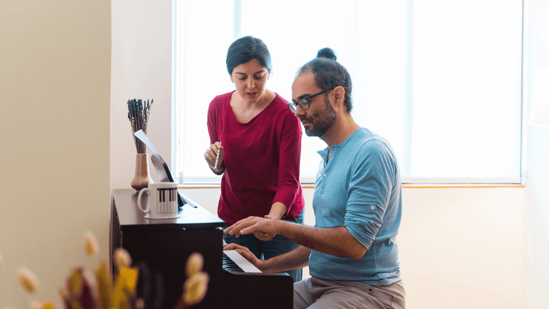 person playing guitar