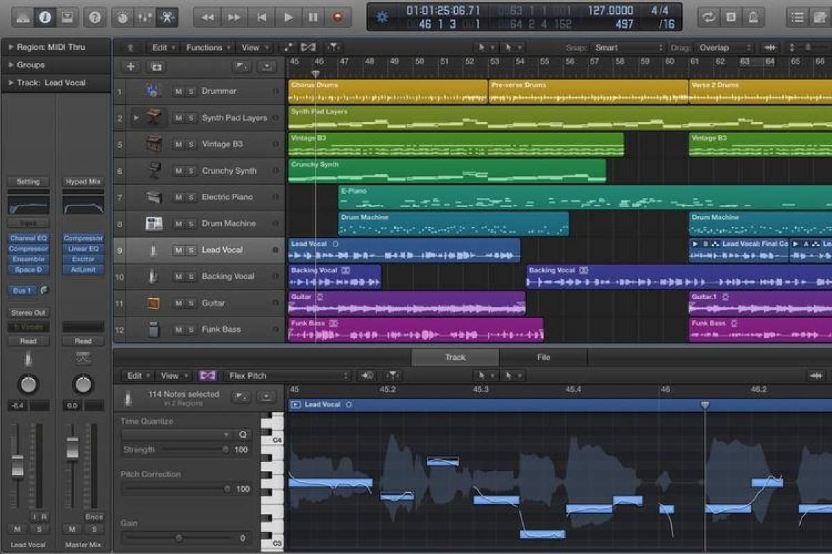 Musikproduktion mit Logic Pro X - von der ersten Idee bis zum fertigen Song course image