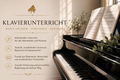 Privater Klavierunterricht - Private Piano lessons course image