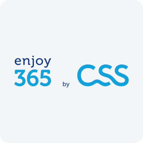 Logo der Firma Enjoy365 mit der Signatur 50% Rabatt
