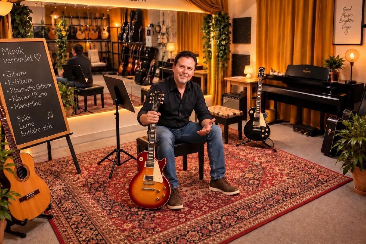 Privater Gitarrenunterricht inkl. hochwertige Gitarre - Private Guitar lessons incl. a Guitar course image