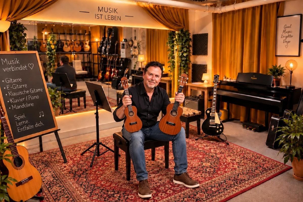Privater Ukulele-Unterricht - Private Ukulele lessons course image