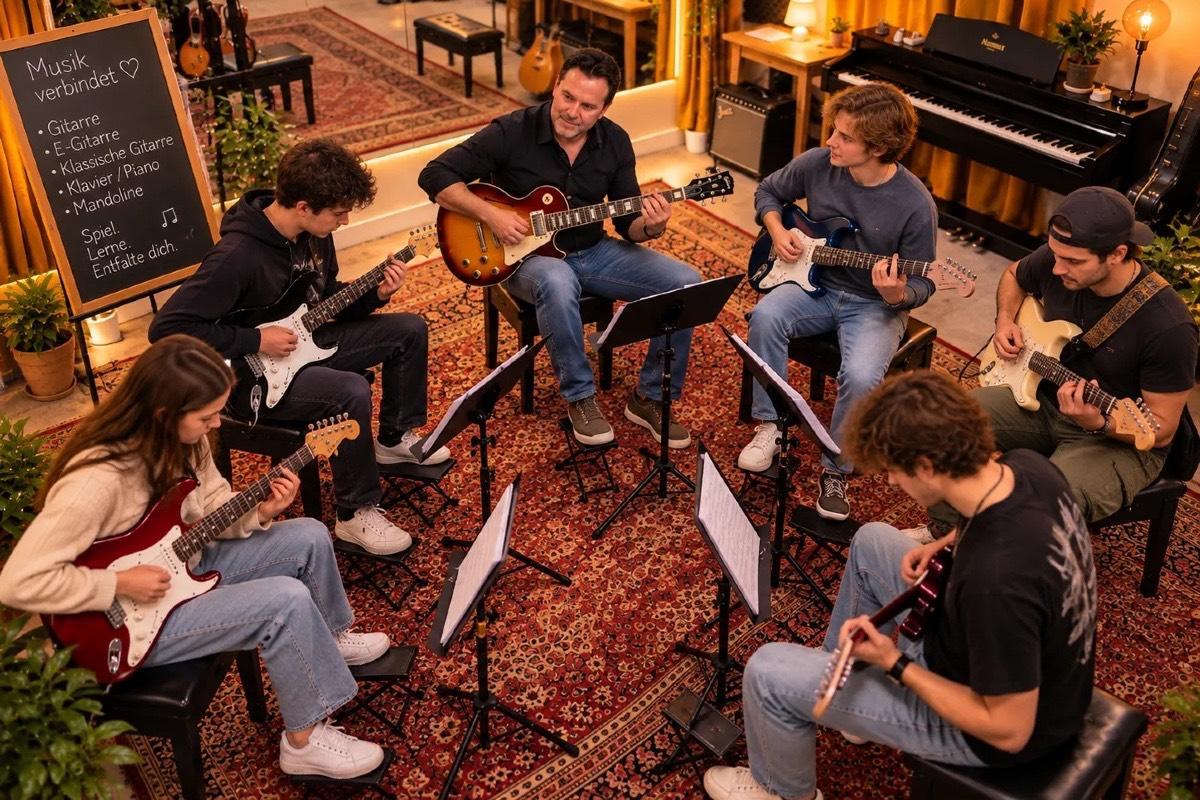 E-Gitarren-Gruppenkurs - 10 Lektionen a 60 Min. course image