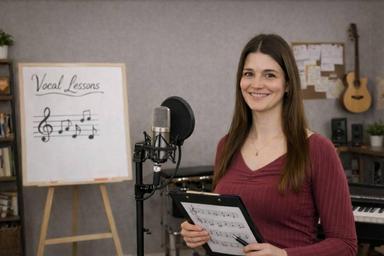 Privater Gesangsunterricht - Private Singing lessons course image