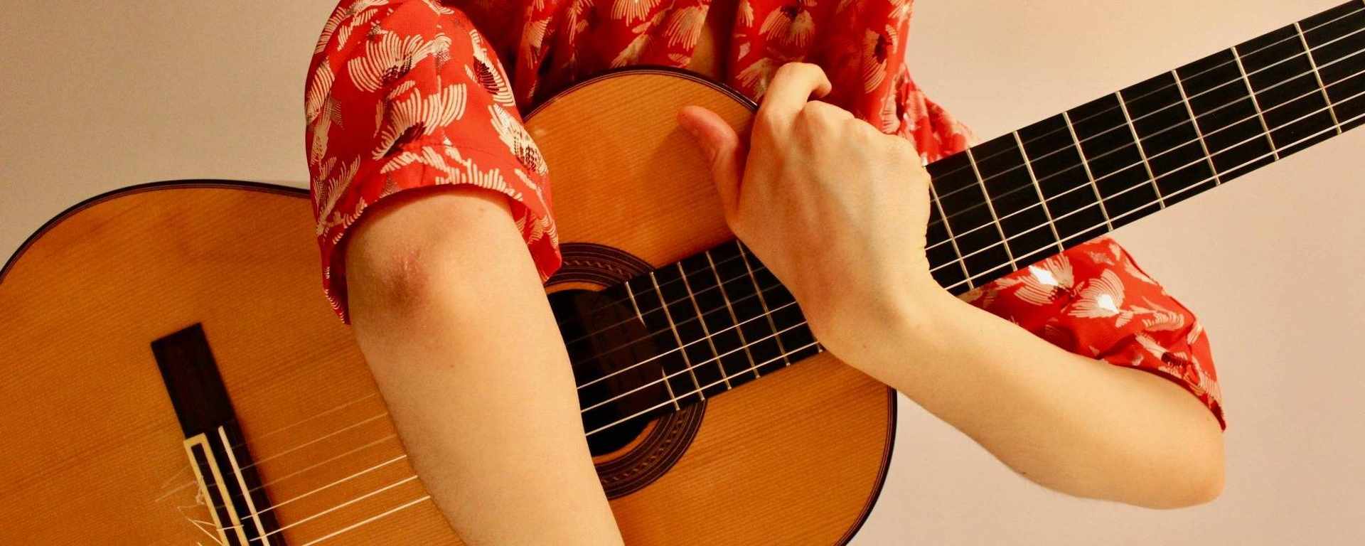 Classical/acoustic guitar and music theory lesson online